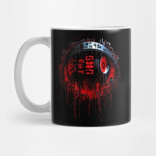 cyber techno observer Mug